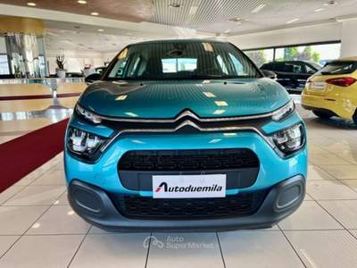 Citroen C3 BlueHDi 100 S&S AUTOCARRO 4 Posti  PREZZO REALE !! Blu/Azzurro usata Cavernago