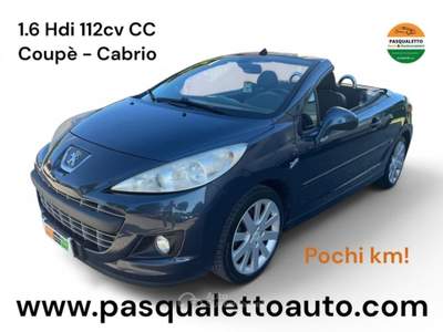 Peugeot 207 CABRIO 1.6 8V HDi 112CV CC Allure Blu/Azzurro usata VENEZIA