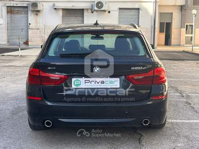 BMW Serie 5 520d BMW 520d xDrive Touring Business Nero usata Bisceglie