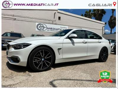 BMW Serie 4 Gran Coupé 420d 420d Gran Coupé Luxury Bianco usata Cagliari