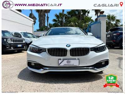BMW Serie 4 Gran Coupé 420d 420d Gran Coupé Luxury Bianco usata Cagliari