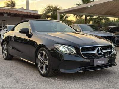 Mercedes-Benz Classe E E 220 d Auto Cabrio Sport Nero usata San Michele Salentino