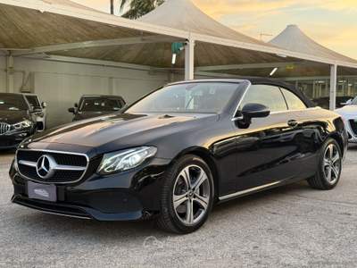 Mercedes-Benz Classe E E 220 d Auto Cabrio Sport Nero usata San Michele Salentino