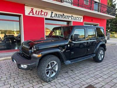Jeep Wrangler Unlimited 2.2 Mjt II Sahara usata San Ginesio Jeep Wrangler Unlimited 2.2 Mjt II Sahara usata San Ginesio