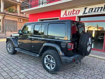 Jeep Wrangler Unlimited 2.2 Mjt II Sahara usata San Ginesio