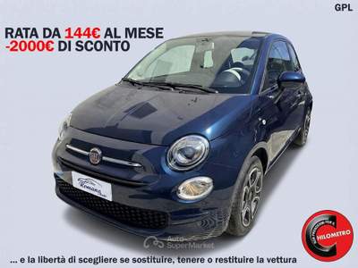 Fiat 500  1.2 Club easypower Gpl 69cv Blu/Azzurro usata Sant'Anastasia