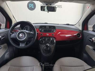Fiat 500 1.2 Lounge 69cv NEOPATENTATI 160.000 km 2 Proprietari Rosso usata Castenedolo