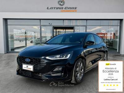 Ford Focus 1.0t ecoboost h ST-Line 155cv AUTOMATICA E CARPLAY Nero usata Latina