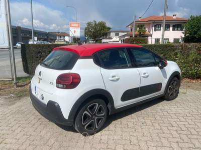 Citroen C3 1.2 puretech feel 82cv neopatentati Bianco usata Bollengo