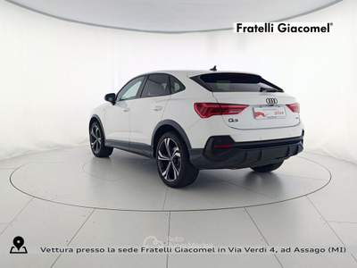 Audi Q3 sportback 40 2.0 tfsi identity black quattro s-tronic Bianco usata Assago