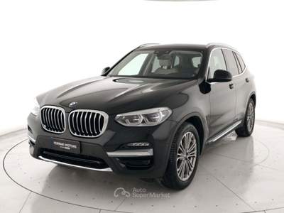 BMW X3 X3 xdrive 20d luxury 190cv auto Nero usata Carpi