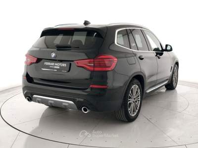 BMW X3 X3 xdrive 20d luxury 190cv auto Nero usata Carpi