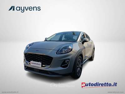 Ford Puma 1.0 EcoB. Hyb. 125 CV TITANIUM Grigio usata Bergamo