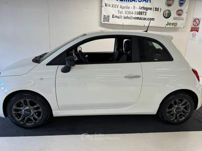 Fiat 500 500 1.0 hybrid Connect 70cv-RUOTINO-SOLO KM 38500!!NEOP! Bianco usata ARTOGNE