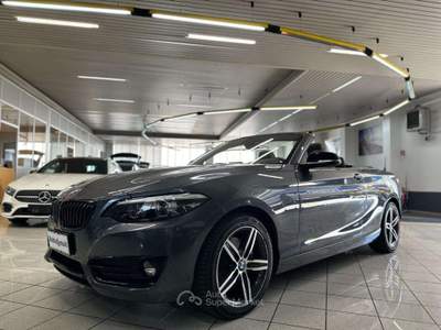 BMW Serie 2 220i 220 i Cabrio Sport aut. - Service ok Grigio usata Monza