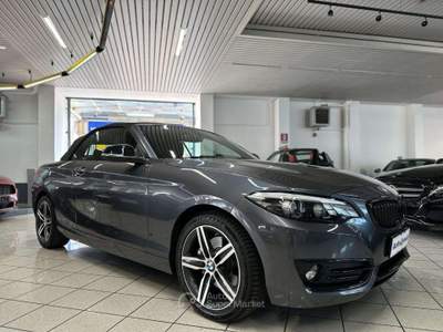 BMW Serie 2 220i 220 i Cabrio Sport aut. - Service ok Grigio usata Monza