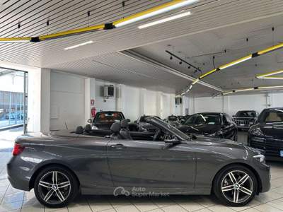 BMW Serie 2 220i 220 i Cabrio Sport aut. - Service ok Grigio usata Monza