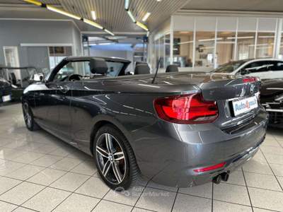BMW Serie 2 220i 220 i Cabrio Sport aut. - Service ok Grigio usata Monza