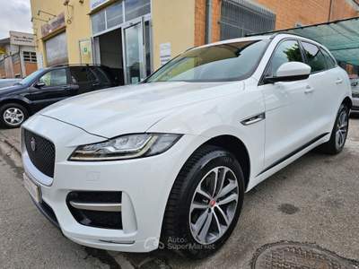 Jaguar F-Pace 2.0D 240cv R-Sport Awd*Pelle*Navi*Tetto*Pdc*Euro6* Bianco usata Modena