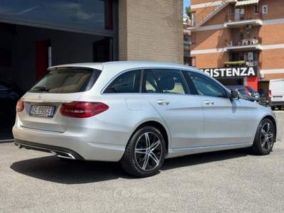 Mercedes-Benz Classe C C 200 S.W. Auto EQ-Boost Sport (NESSUN VINCOLO) Grigio usata Roma