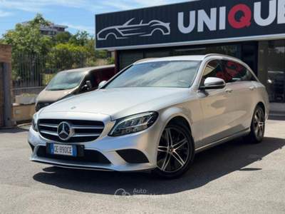 Mercedes-Benz Classe C C 200 S.W. Auto EQ-Boost Sport (NESSUN VINCOLO) Grigio usata Roma