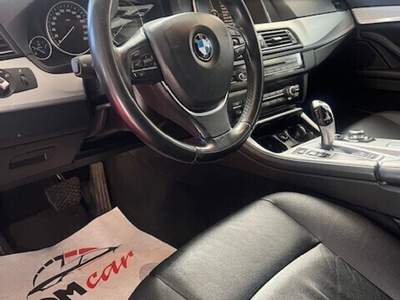 BMW Serie 5 520d 520 D 184 CV TOURING LUXURY PELLE TOTALE AUTOMATICO NAVI CERCHI SEDILI ANT. A REGOLAZIONE ELETTRICA Nero usata Pesaro