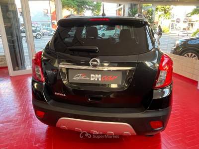 Opel Mokka GPL 140 CV COSMO PELLE TESSUTO NAVIGATORE CERCHI TELECAMERA POSTERIORE KM CERTIFICATI Nero usata Pesaro