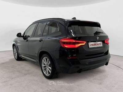 BMW X3 X3 xdrive20d Msport 190cv my19 TETTO Nero usata Milano