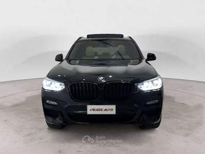BMW X3 X3 xdrive20d Msport 190cv my19 TETTO Nero usata Milano