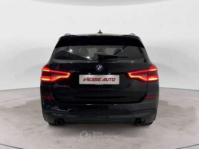BMW X3 X3 xdrive20d Msport 190cv my19 TETTO Nero usata Milano