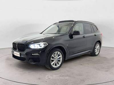 BMW X3 X3 xdrive20d Msport 190cv my19 TETTO Nero usata Milano