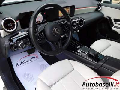 Mercedes-Benz Classe A D AUTOMATIC 7G-DCT BUSINESS 116CV, PELLE IVORY Bianco usata Quinzano D'oglio