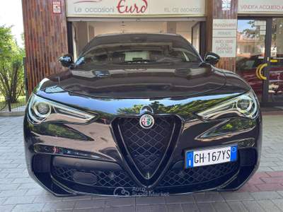 Alfa Romeo Stelvio Stelvio 2.9 V6 Quadrifoglio Q4 510 CV, Tetto Apr.,Tagl.U Nero usata Cinisello Balsamo