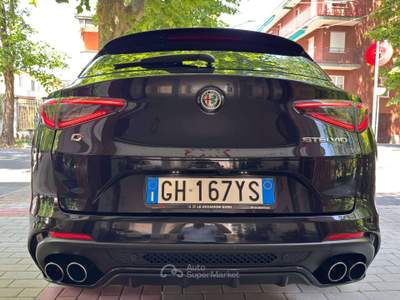 Alfa Romeo Stelvio Stelvio 2.9 V6 Quadrifoglio Q4 510 CV, Tetto Apr.,Tagl.U Nero usata Cinisello Balsamo