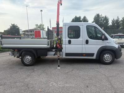 Fiat Ducato 2.3 MJT GRU FASSI 26 CASSONE MAXI Bianco usata Castegnato