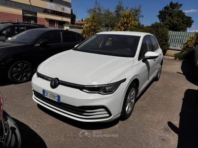 Volkswagen Golf 1.5 TGI DSG Life Bianco usata Volla