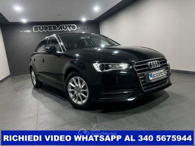 Audi A3 SPB 1.6 TDI 110 cv 5/p Nero usata Atena lucana