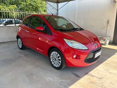Ford Ka 1.2 8V 69CV Titanium OK NEOPATENTATI EURO 6 Rosso usata Pavia