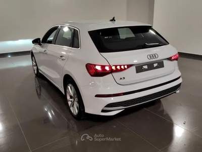 Audi A3 AUDI A3 SPORTBACK 35 TFSI ADVANCED S-TRONIC A3 Sportback 35 TFSI Advanced S-Tronic Bianco usata Roma