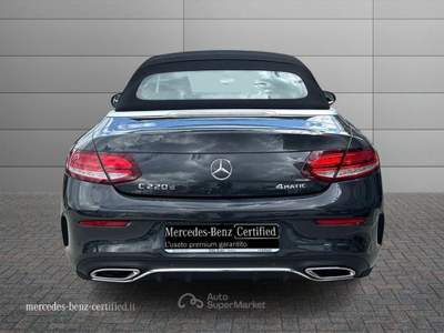 Mercedes-Benz Classe C d 4Matic Auto Cabrio Premium Plus Grigio usata Manocalzati