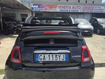 Fiat 500C 1.0 Hybrid Nero usata Castel San Giorgio