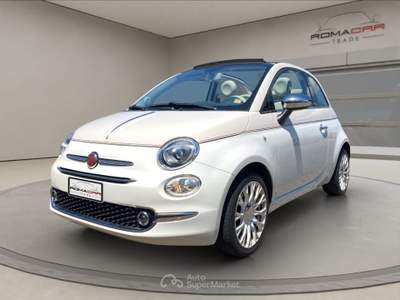 Fiat 500 Fiat 500c – navi, capote elettrica Bianco usata Roma