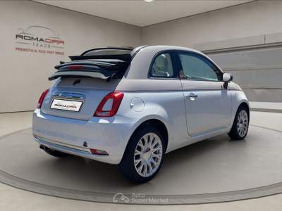 Fiat 500 Fiat 500c – navi, capote elettrica Bianco usata Roma