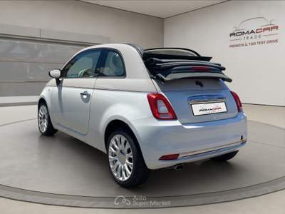 Fiat 500 Fiat 500c – navi, capote elettrica Bianco usata Roma