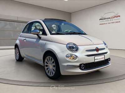 Fiat 500 Fiat 500c – navi, capote elettrica Bianco usata Roma