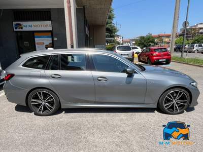 BMW Serie 3 325tds d Touring mhev 48V MSport auto Grigio usata Treviglio