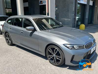 BMW Serie 3 325tds d Touring mhev 48V MSport auto Grigio usata Treviglio