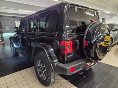Jeep Wrangler Unlimited 2.0 PHEV ATX 4xe Sahara Nero usata Torino