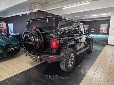 Jeep Wrangler Unlimited 2.0 PHEV ATX 4xe Sahara Nero usata Torino