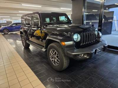 Jeep Wrangler Unlimited 2.0 PHEV ATX 4xe Sahara Nero usata Torino